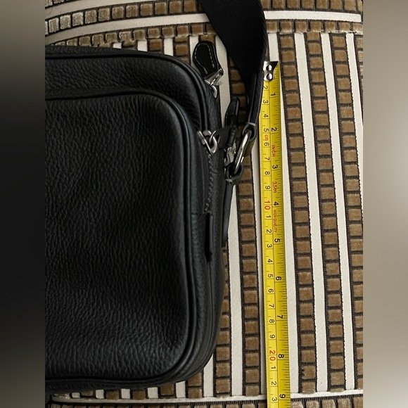 Coach Black Pebble Leather Crossbody Bag - Picture 14 of 14